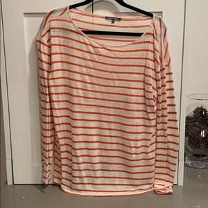 Michael Stars linen long sleeve top